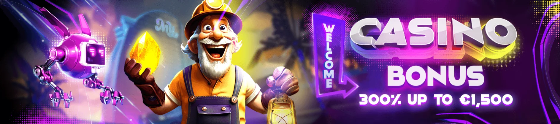 welcome casino bonus 300% up to 1500 euro